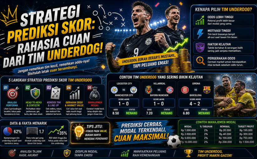Strategi Prediksi Skor: Rahasia Cuan dari Tim Underdog
